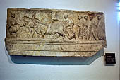 Aquileia (Udine) - Museo Archeologico Nazionale. Il bassorilievo del 'solco primigenio'.